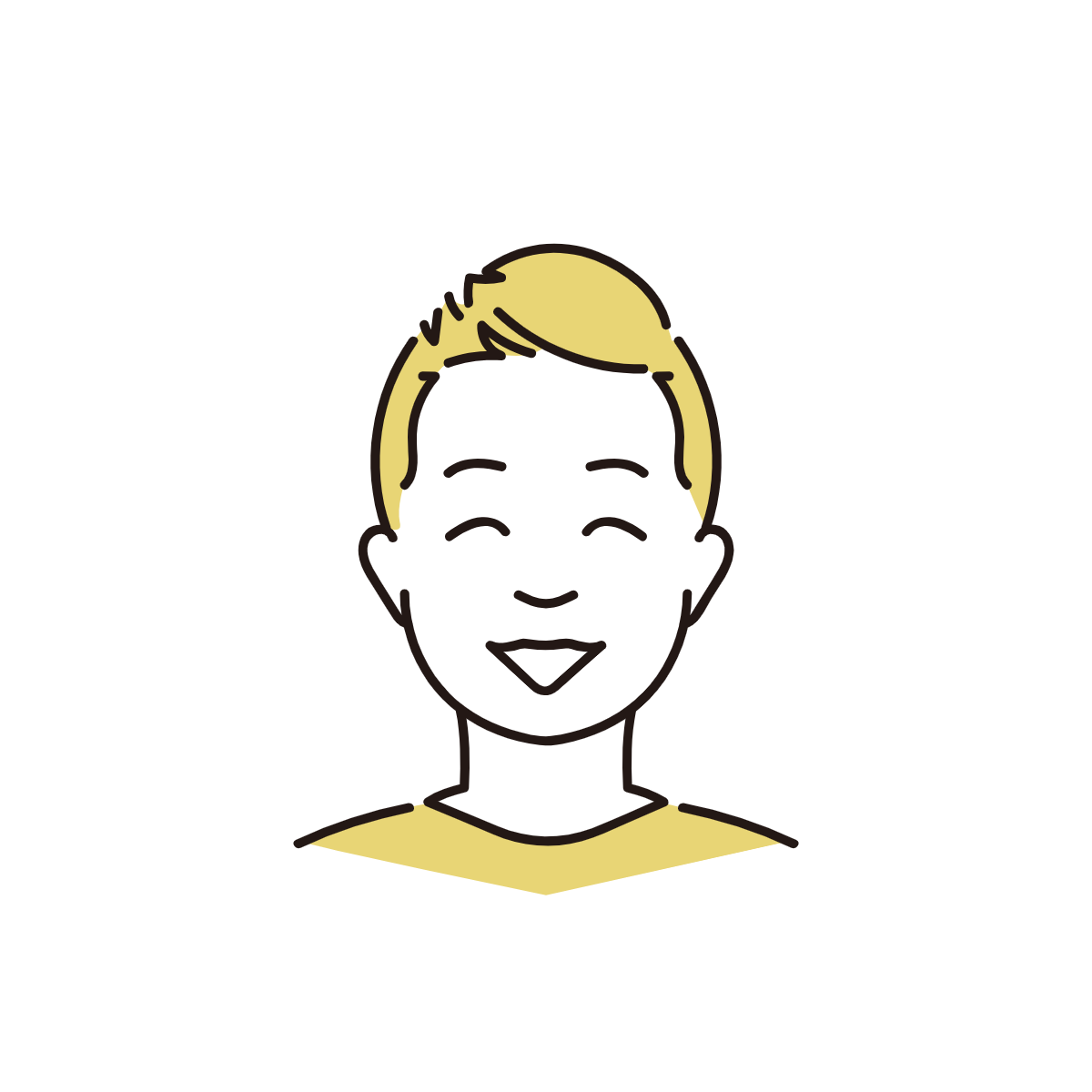 浪人生男子のイラスト