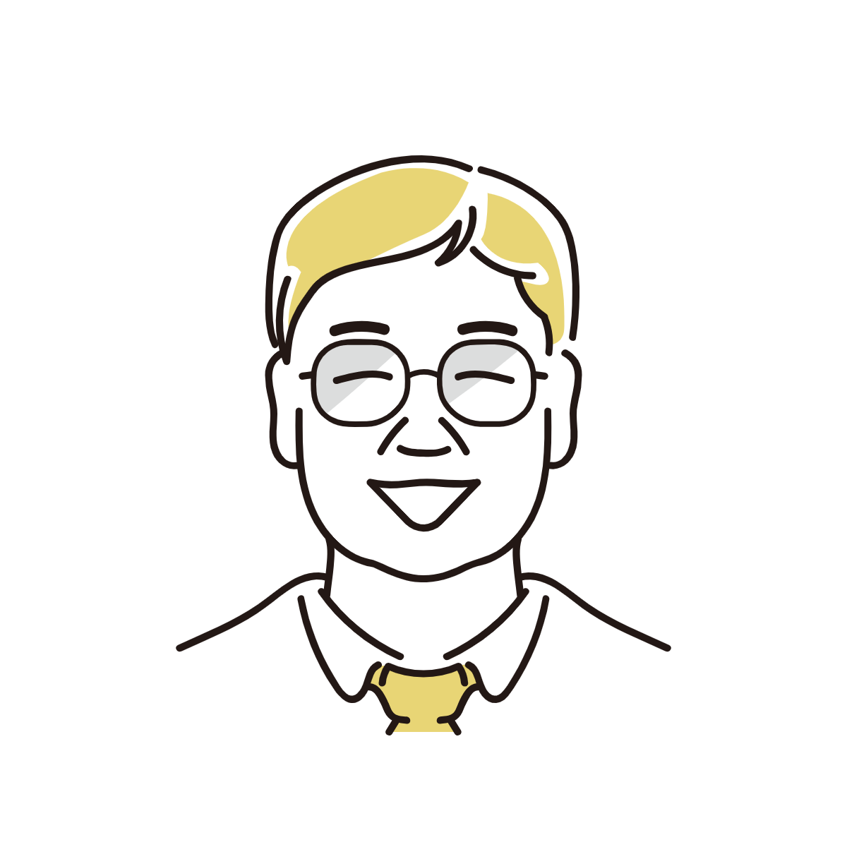 浪人生の父親のイラスト